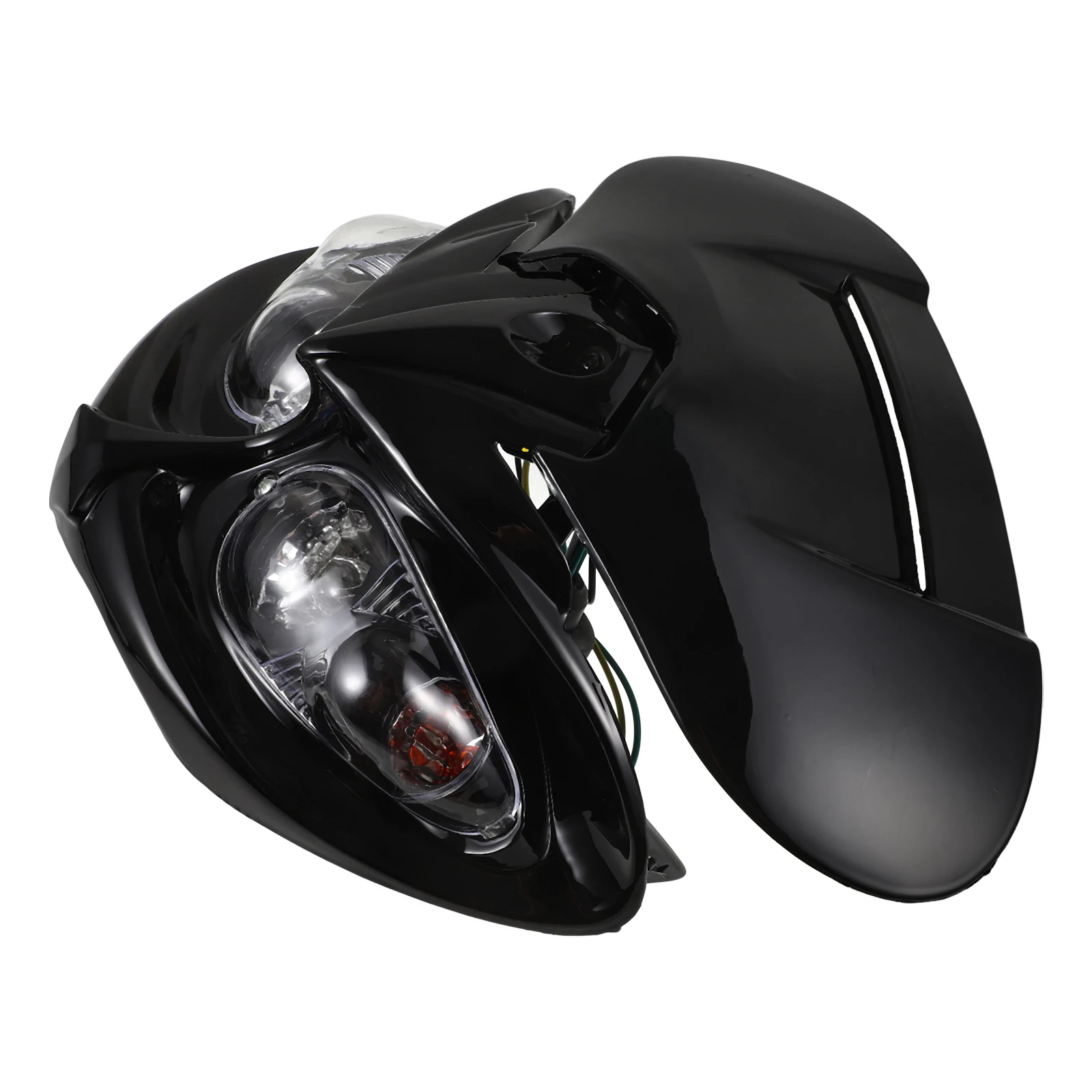 

1Pcs Motocross Four Eye Headlight Ghost Face Light for Enhanced Nighttime Visibility Motorcycle