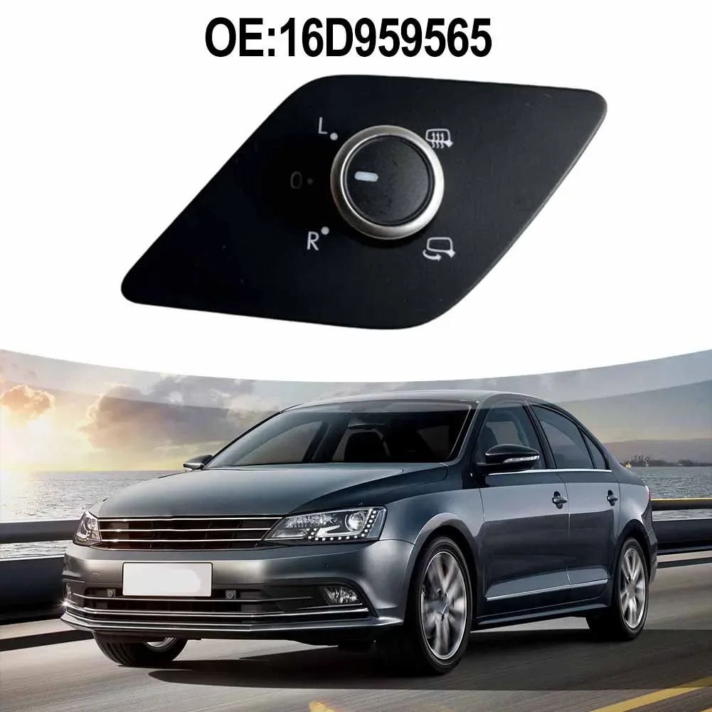 

Car Rearview Mirror (reversing Mirror) Switch Folding With Heating 6 Pin 16D 959 565 16D959565 Black ABS For Sagitar Accessories