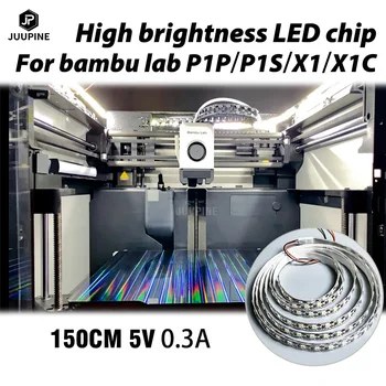 สําหรับ Bambu lab Light p1p p1s X1C ไฟ LED Strip LED Light Kit 5V 150 ซม.IP44 โคมไฟ Super bright สําหรับ Bambulab