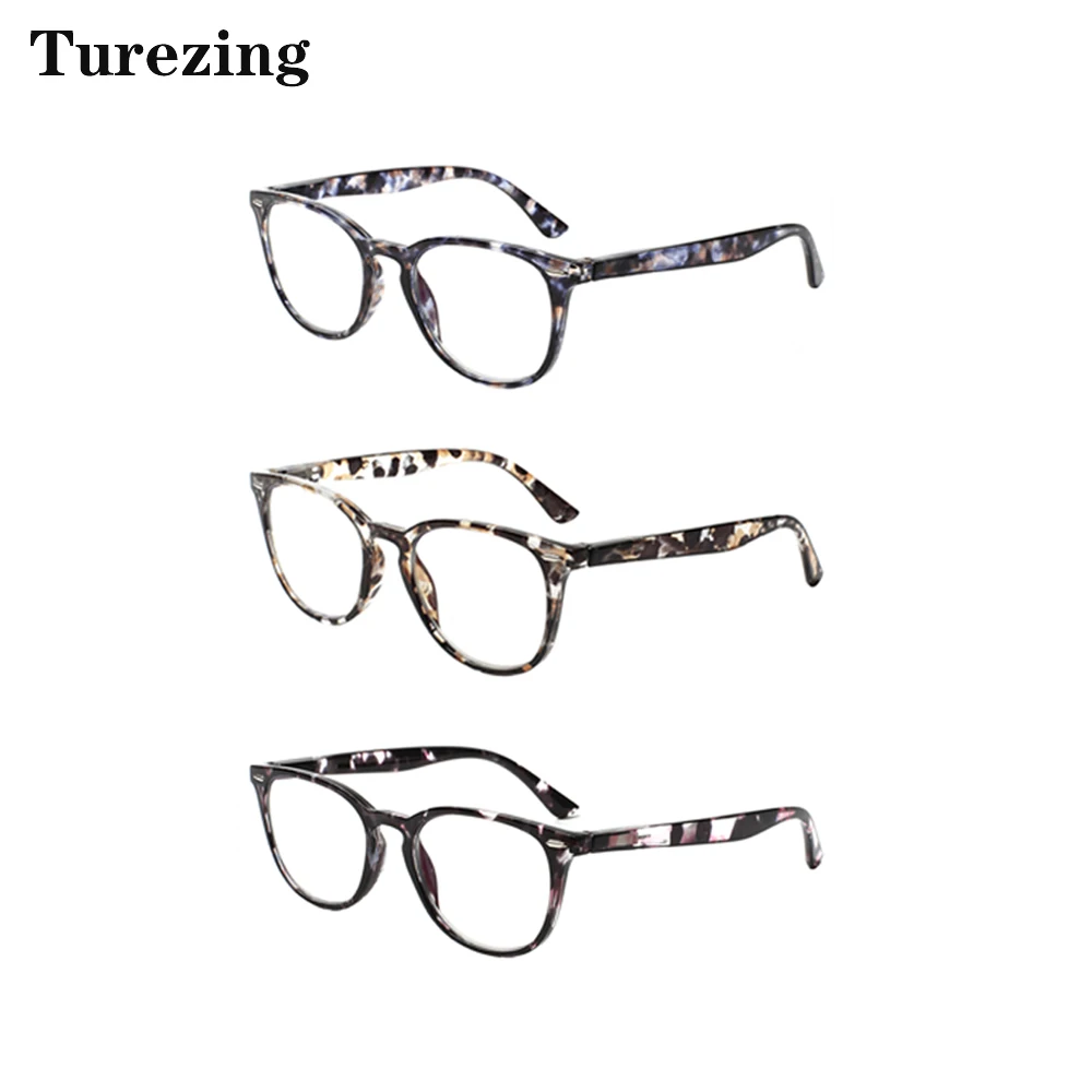 TUREZING Reading Glasses for Women Men Ladies HD Round Prescription Glasses Refractive Lenses Fashionable And Comfortable Office