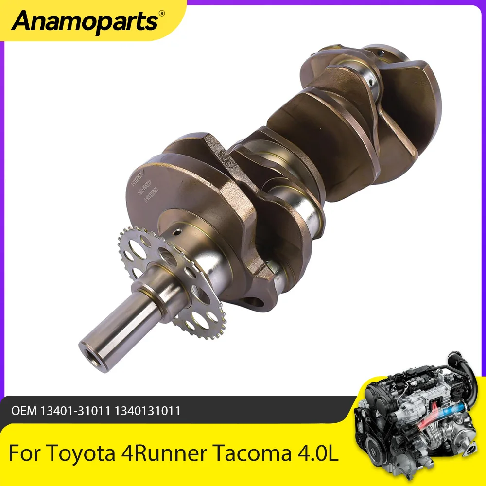 

Engine Part Crankshaft Fit 4.0 L V6 Gas 1GR-FE For Toyota Tacoma Tundra 4Runner FJ Cruiser 4.0L 2005-2015 13401-31011 1340131011