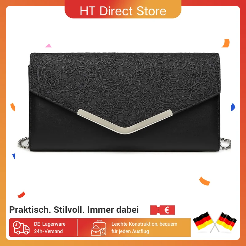 Image of Miss Lulu Clutch Borsa da sera da DONNA Borsa elegante per collane Borsa piccola per matrimonio Pochette elegante cod004