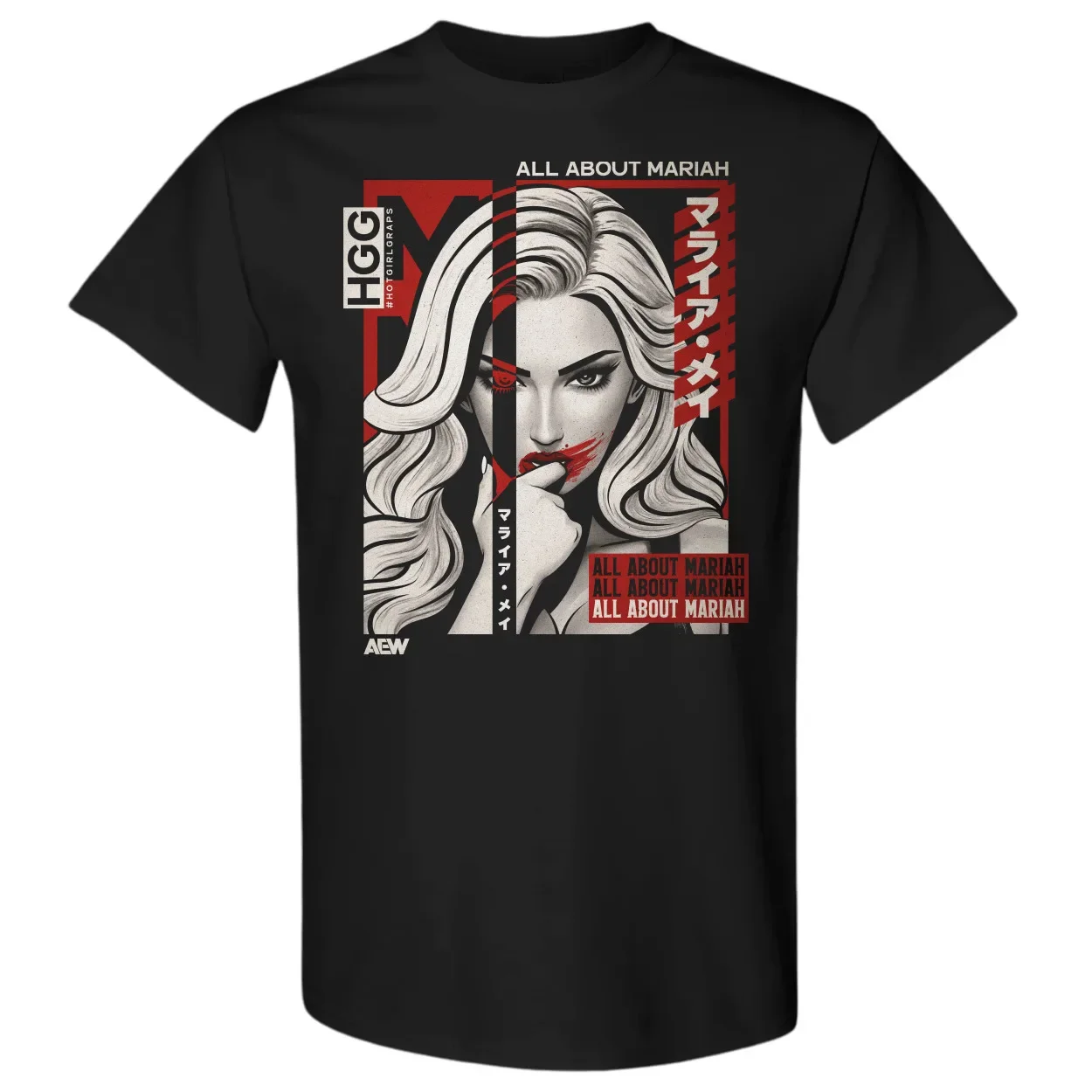 Официальная футболка MARIAH MAY TOKYO GLAMOUR AEW
