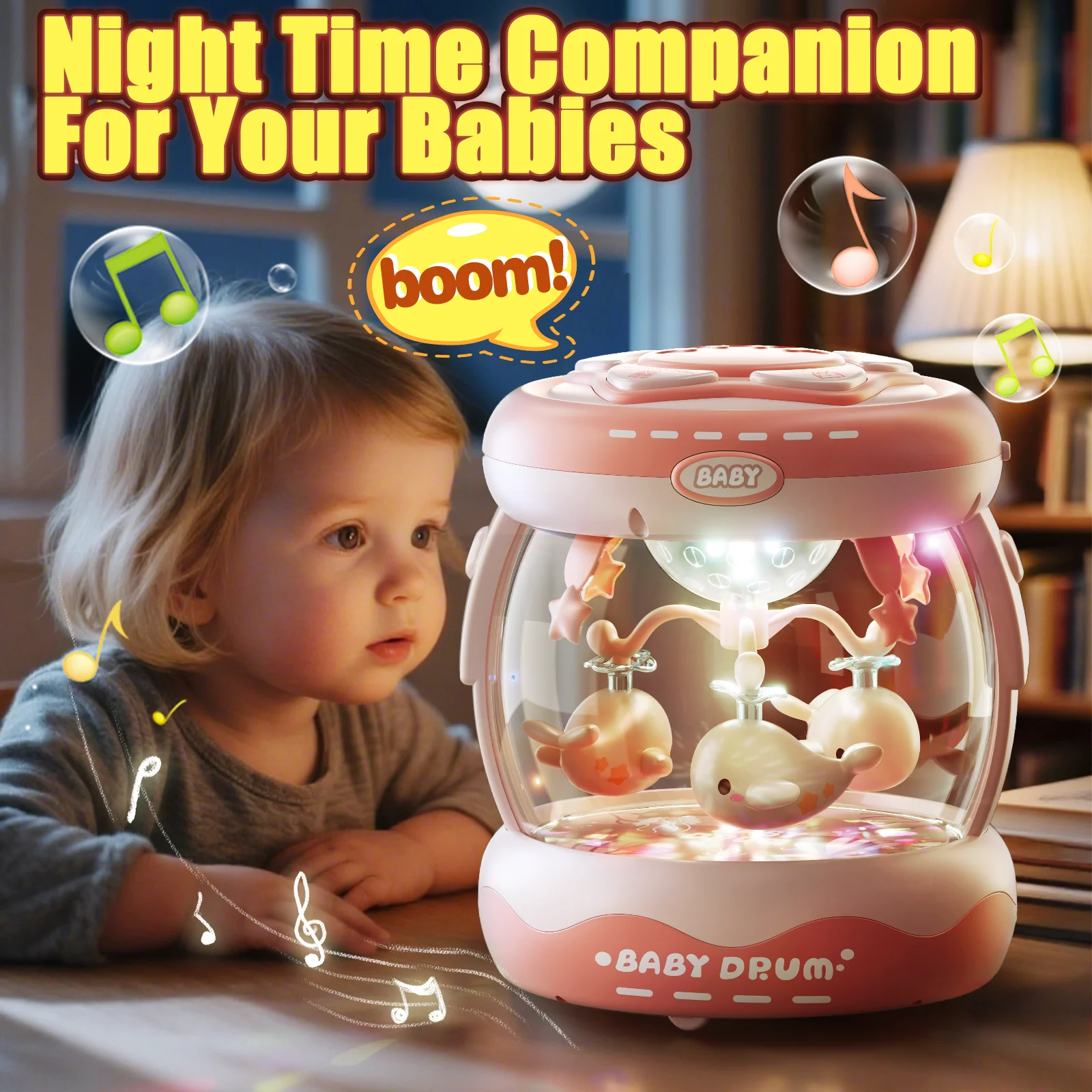 ألعاب موسيقية مضيئة للأطفال من عمر 6 إلى 12 شهرًا، ألعاب دوارة لزحف البطن للأطفال الصغار من عمر 12 إلى 18 شهرًا، ألعاب تعلم الطفل المبكر #3