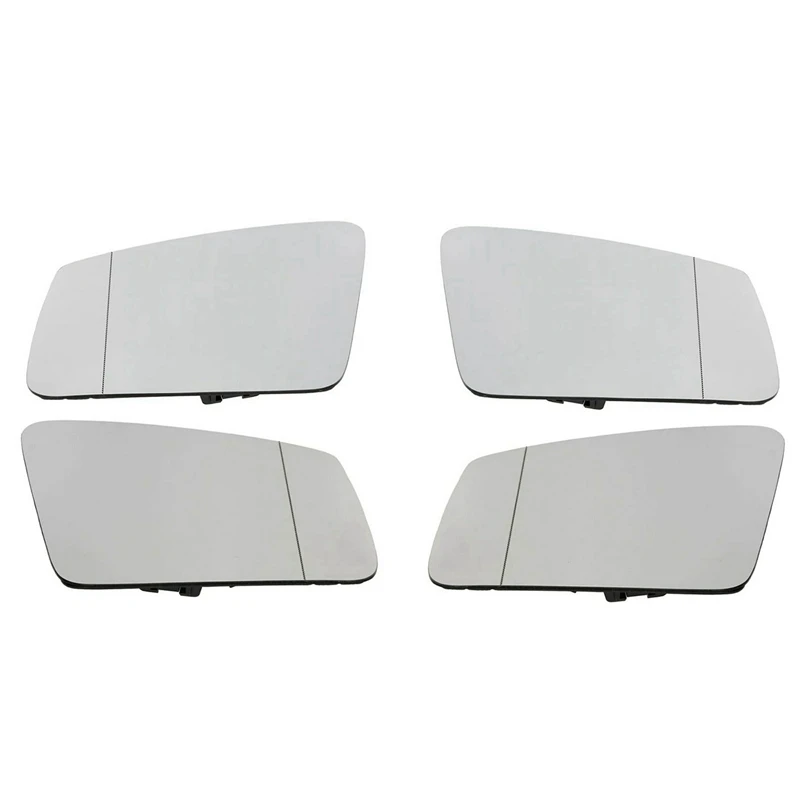 Heated Wing Mirror For Mercedes Glass W204 W212 S/C/E-Class 2 Pair (R+L) 2128101721 2128101821