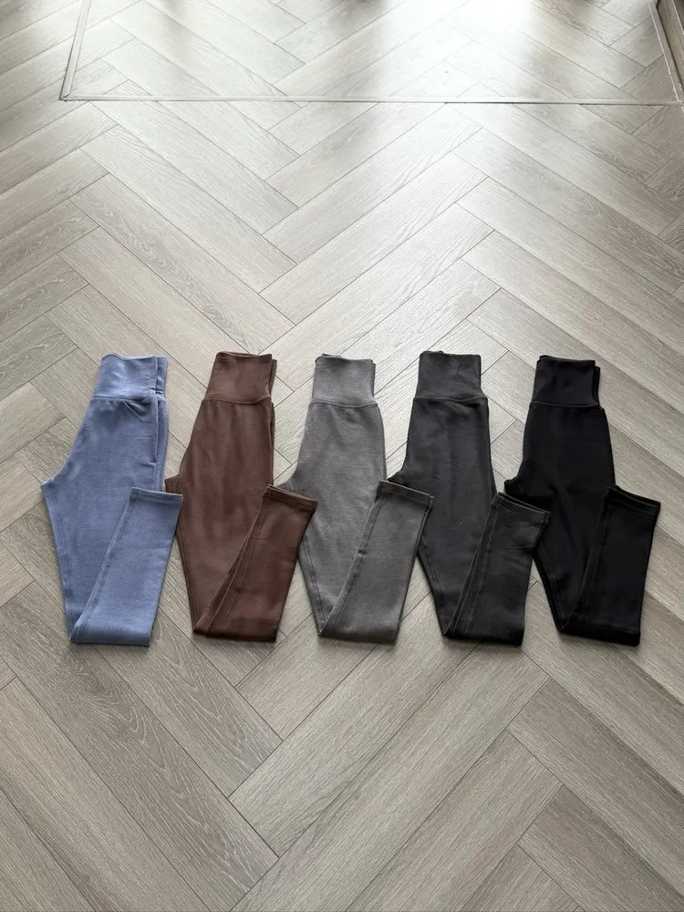 

Теплые йога-брюки с высокой талией, утягивающие, на флисовой подкладке, длинные, удобные, дышащие, осенне-зимние, женские, модные.
