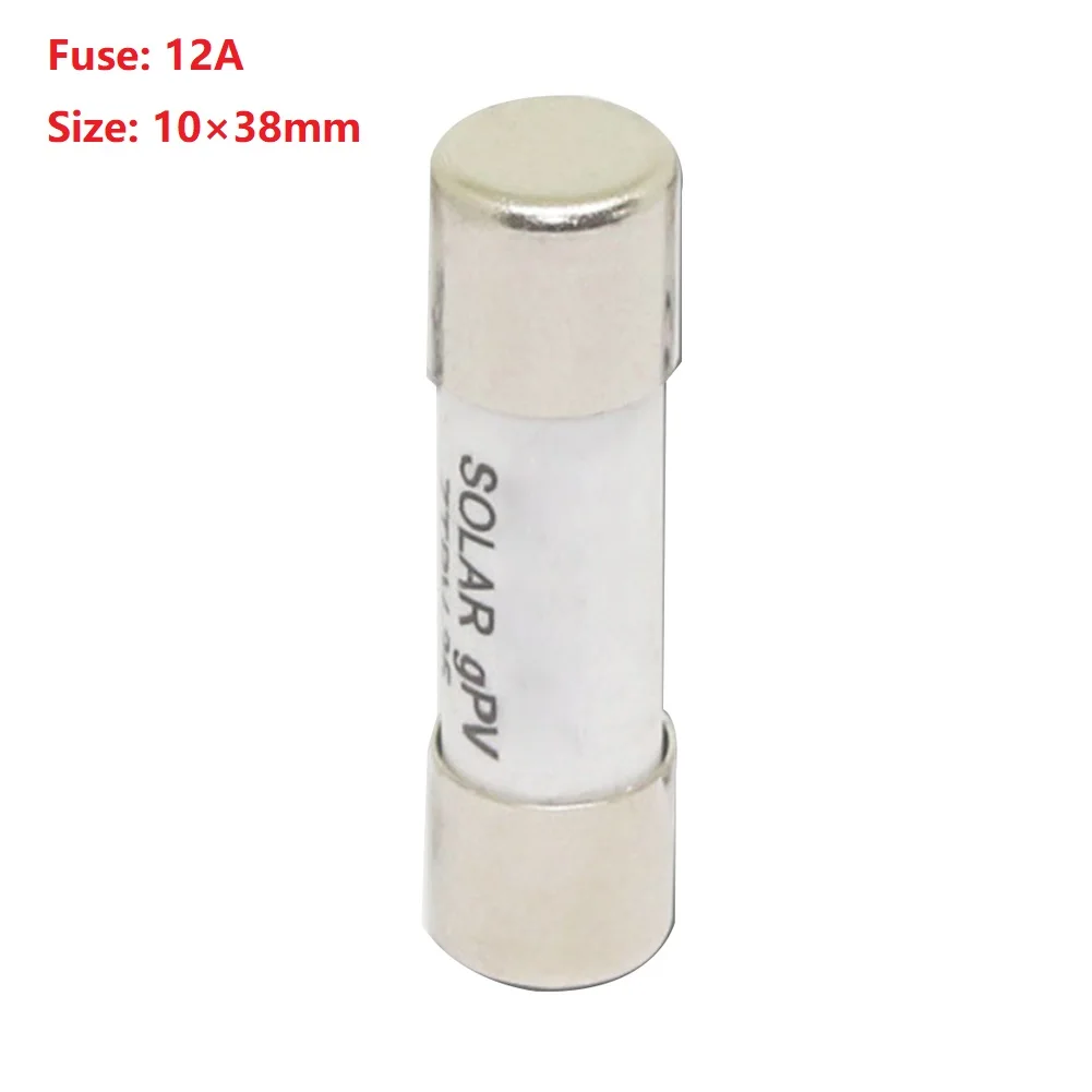 Safe 2P For Solar PV Fuse 1000V DC 10x38mm PV Fuse with LED Fuse Holder Protects For Solar System from Electrical Surges