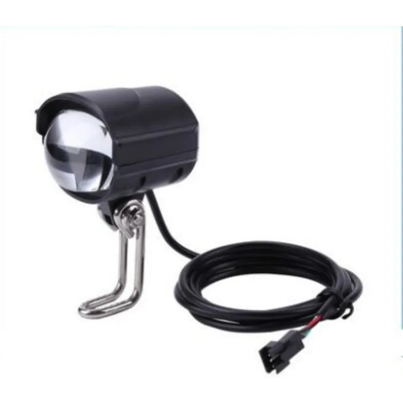 

36 В-60 В электрический велосипед светодиодный передний фонарь электронный скутер велосипед мотоцикл 2 в 1 водонепроницаемая звуковая фара