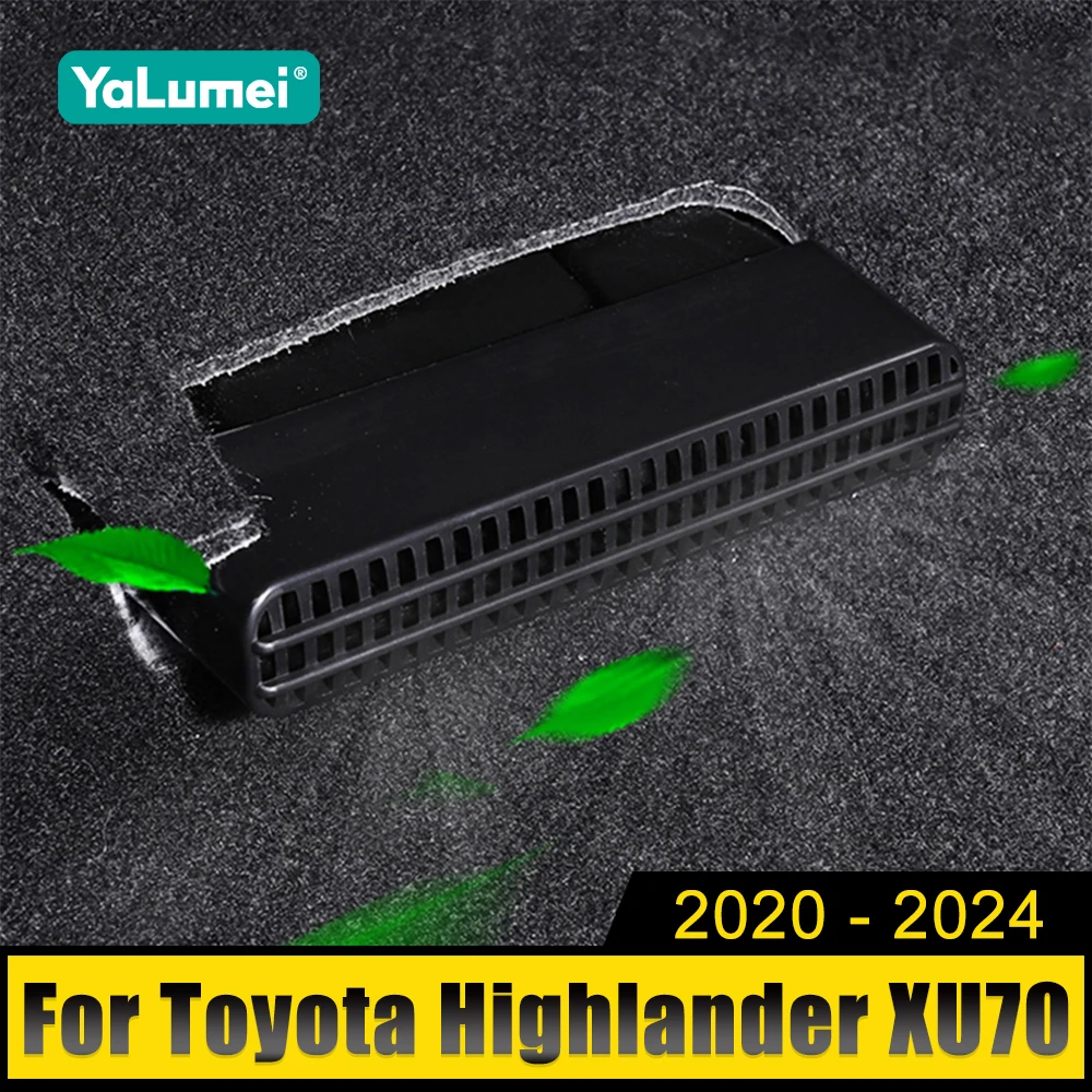 

For Toyota Highlander XU70 Kluger 2020 2021 2022 2023 2024 Hybrid ABS Car Air Conditioning Outlet Mask Under Seat Vent Cover