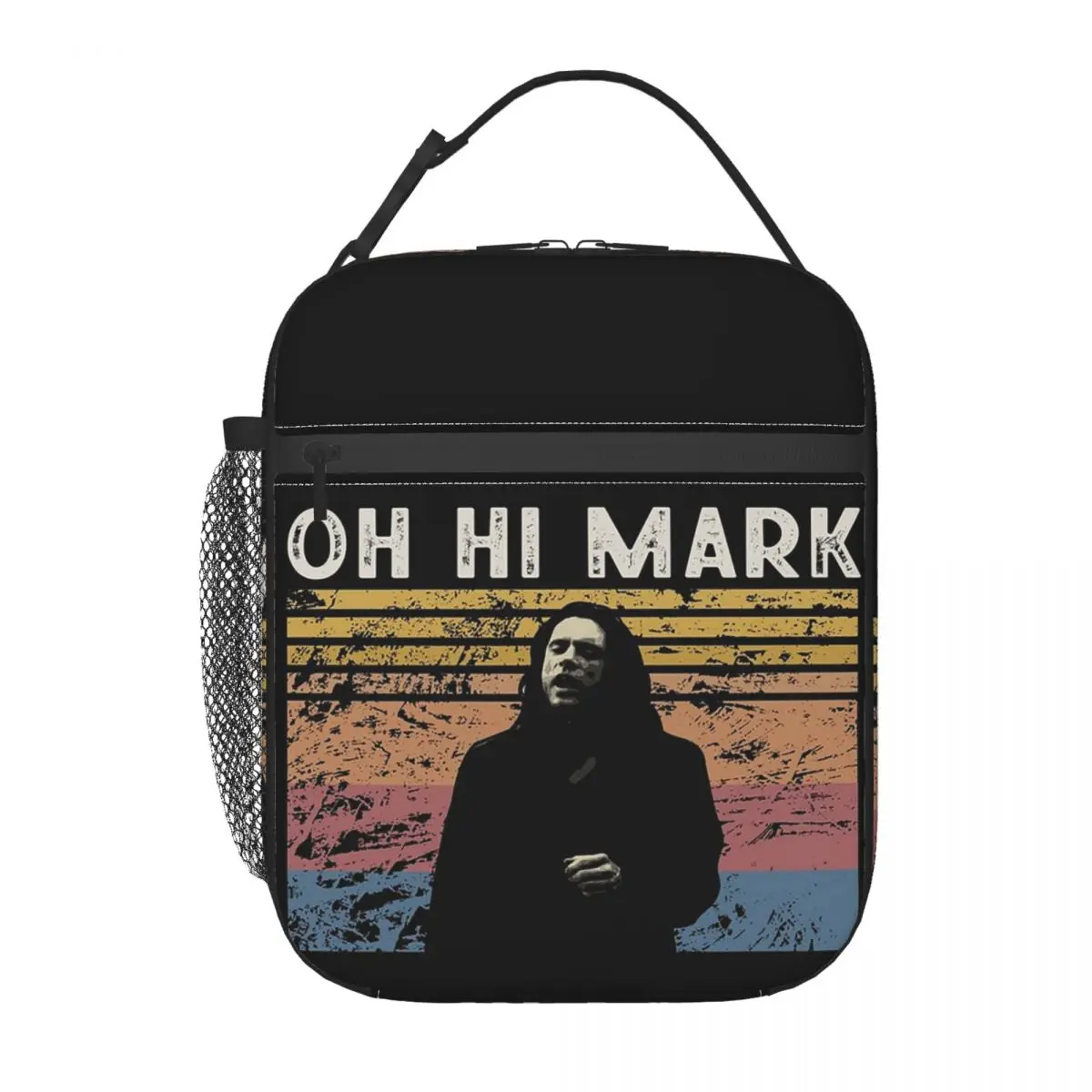 Oh Hi Mark Vintage Insulated Lunch Bag for Women Kids Leakproof Food Boxes Thermal Lunch Box Tote