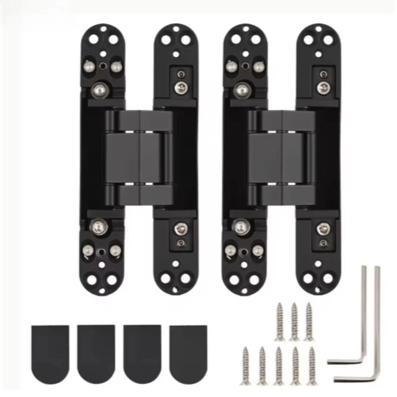 

180 Degree Concealed Hinge 80 KG Heavy Duty 3D Adjustable 180 Degree Invisible Hidden Door & Window Hinges