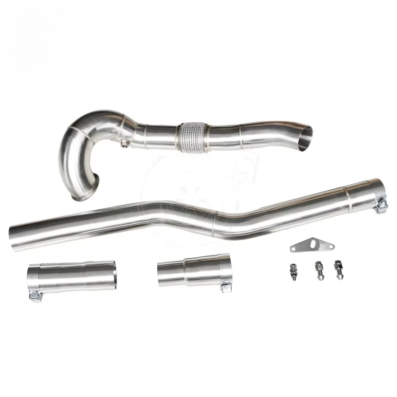 ماسورة عادم 3.5 بوصة لسيارة VW Golf Gti MK7 R 2.0L EA888 TSI A3 S3 8V تناسب LHD & RHD