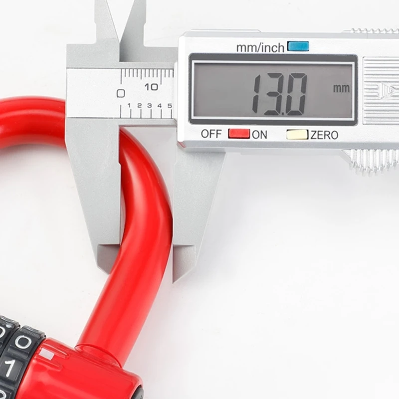  Durability Bike Lock Rusts Resistant Bicycles Lock Multifunction 4 Digits Lock for Bicycles Electric Bike