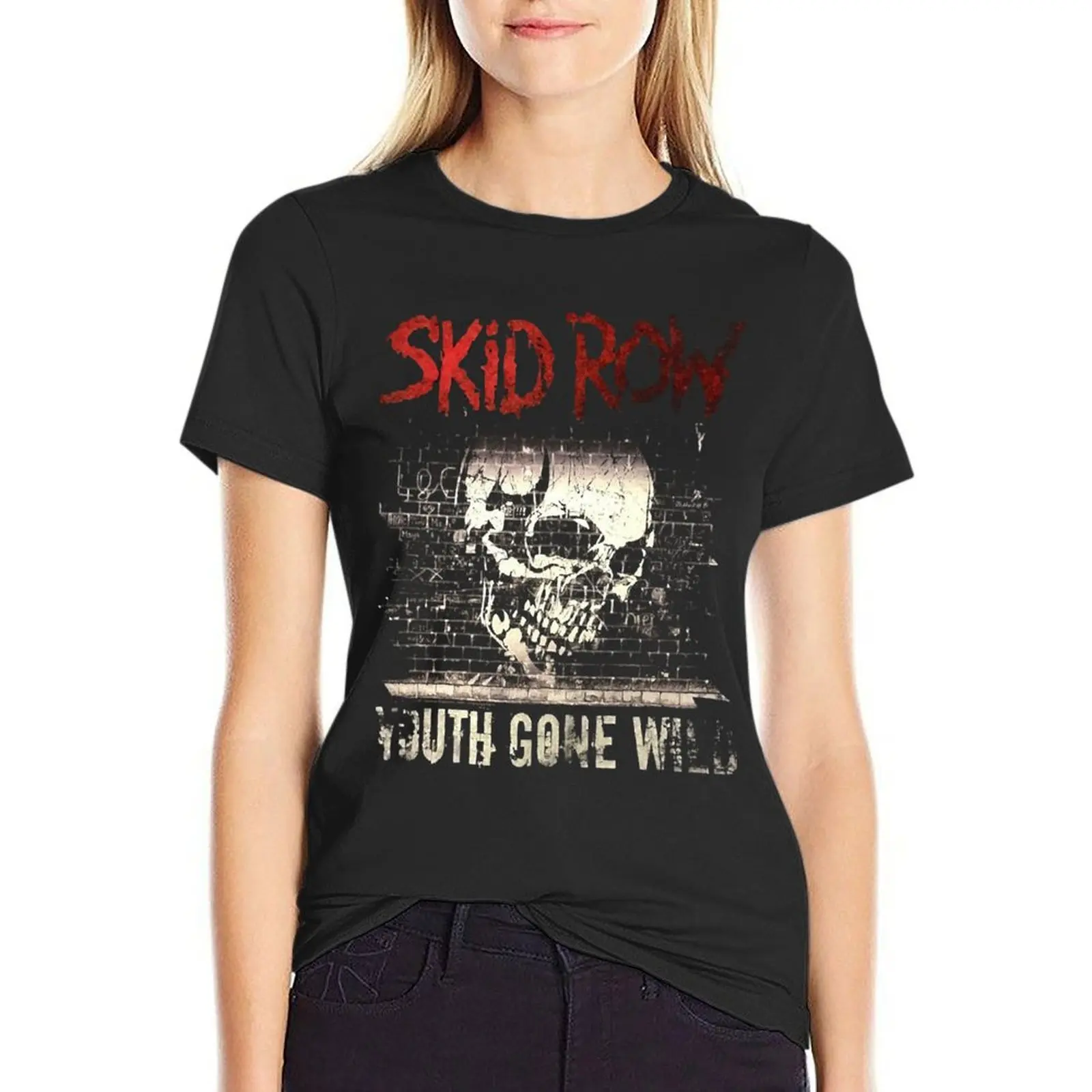 

Best Seller Skid Row Legend Band Rock Punk Sleaze Heavy Meta T-Shirt blanks quick-drying funny cropped t shirts for Women