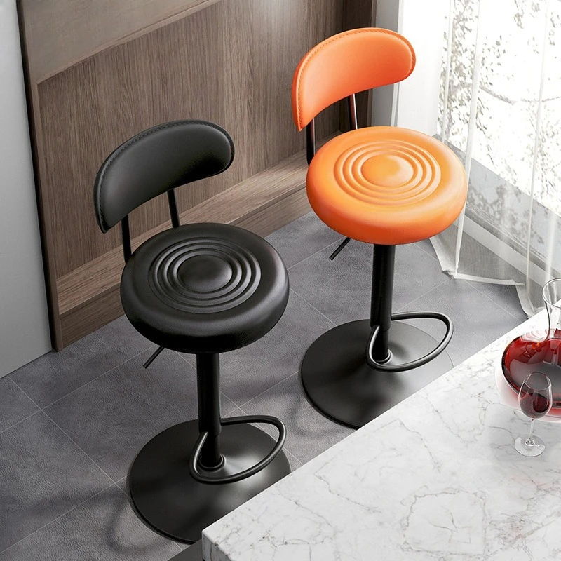 

Минималистичный барный стул, высокий стул для бара, барный стул для зоны оплаты, барный стул с подъемным механизмом, барный стул для кухонного острова, поворотный барный стул