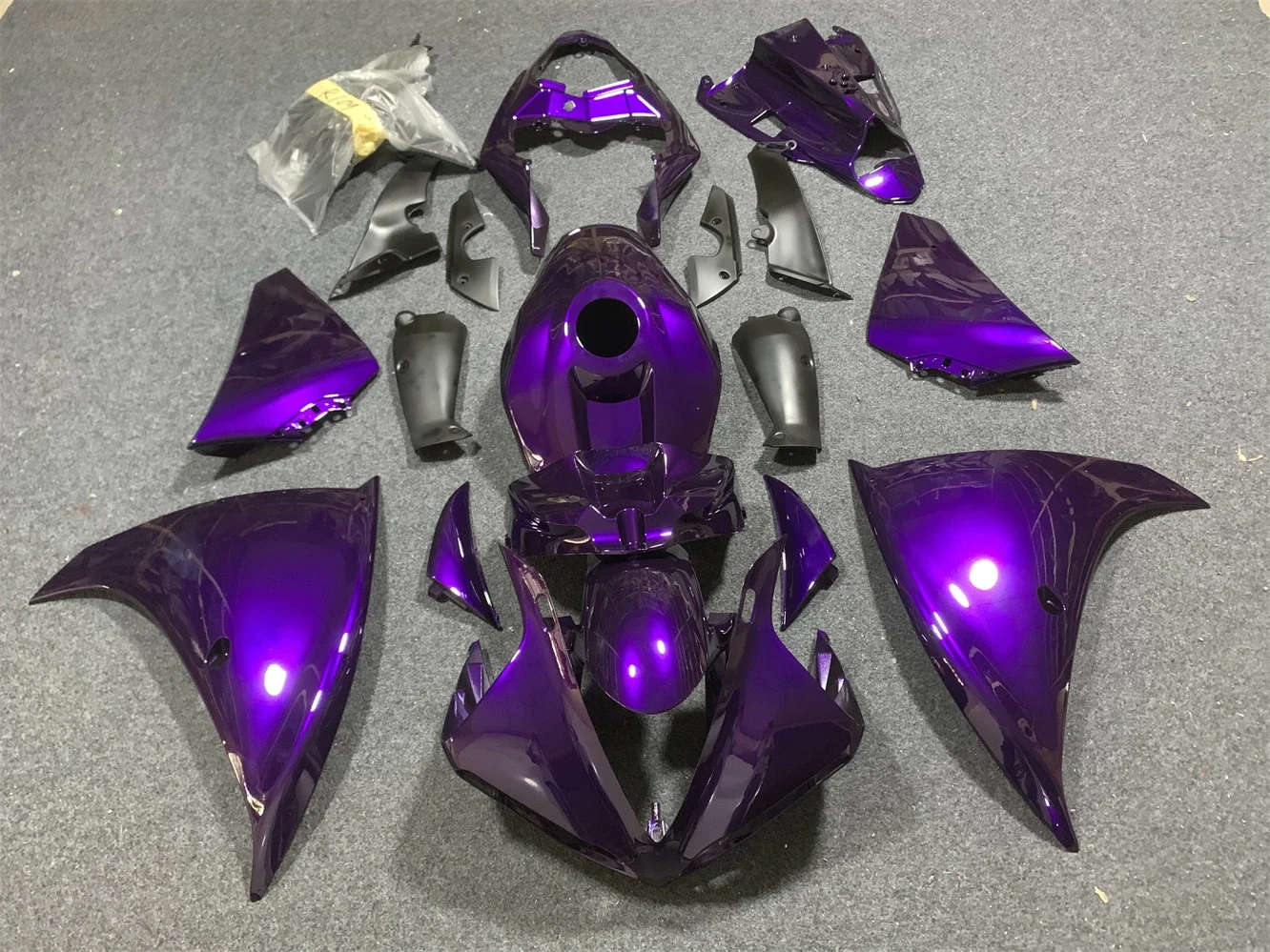 

New ABS Motorcycle Bike Whole Fairings Kit Fit for YAMAHA YZF - R1 2009 2010 2011 2012 2013 2014 Bodywork set Midnight purple