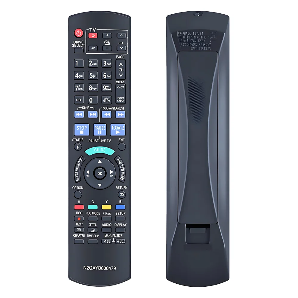 Replacement N2QAYB000479 N2QAYB000475 Remote Compatible with Panasonic Blu-ray Disc Recorder IR6 DMR-BW780 DMR-XW390 XW400
