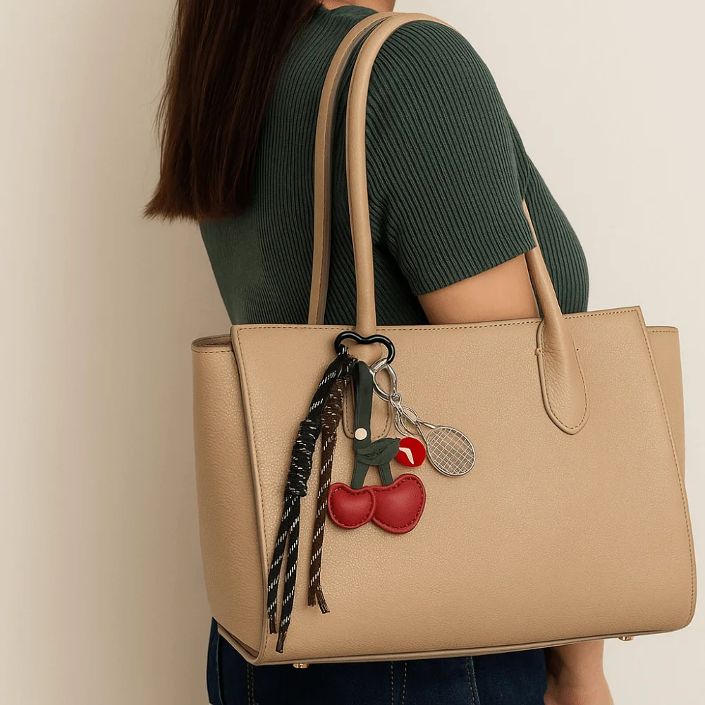 Рисунок 5 - Брелок с плетеной веревкой в форме сердца для девочек