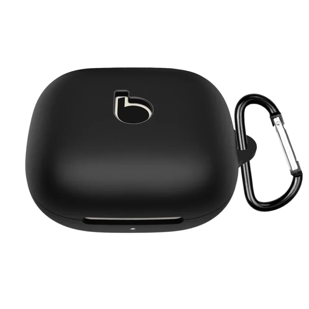 حافظة من السيليكون لهاتف Powerbeats Pro 2 حافظة سماعة الرأس مقاومة للسقوط مع حلقة تسلق وغطاء حماية مقاوم للغبار