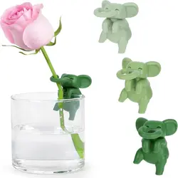 Plant Propagation Buddy 3D Elephant Plant Holder Plastic Creative Plant Supports Multifunctional Plant Cutting Holder
