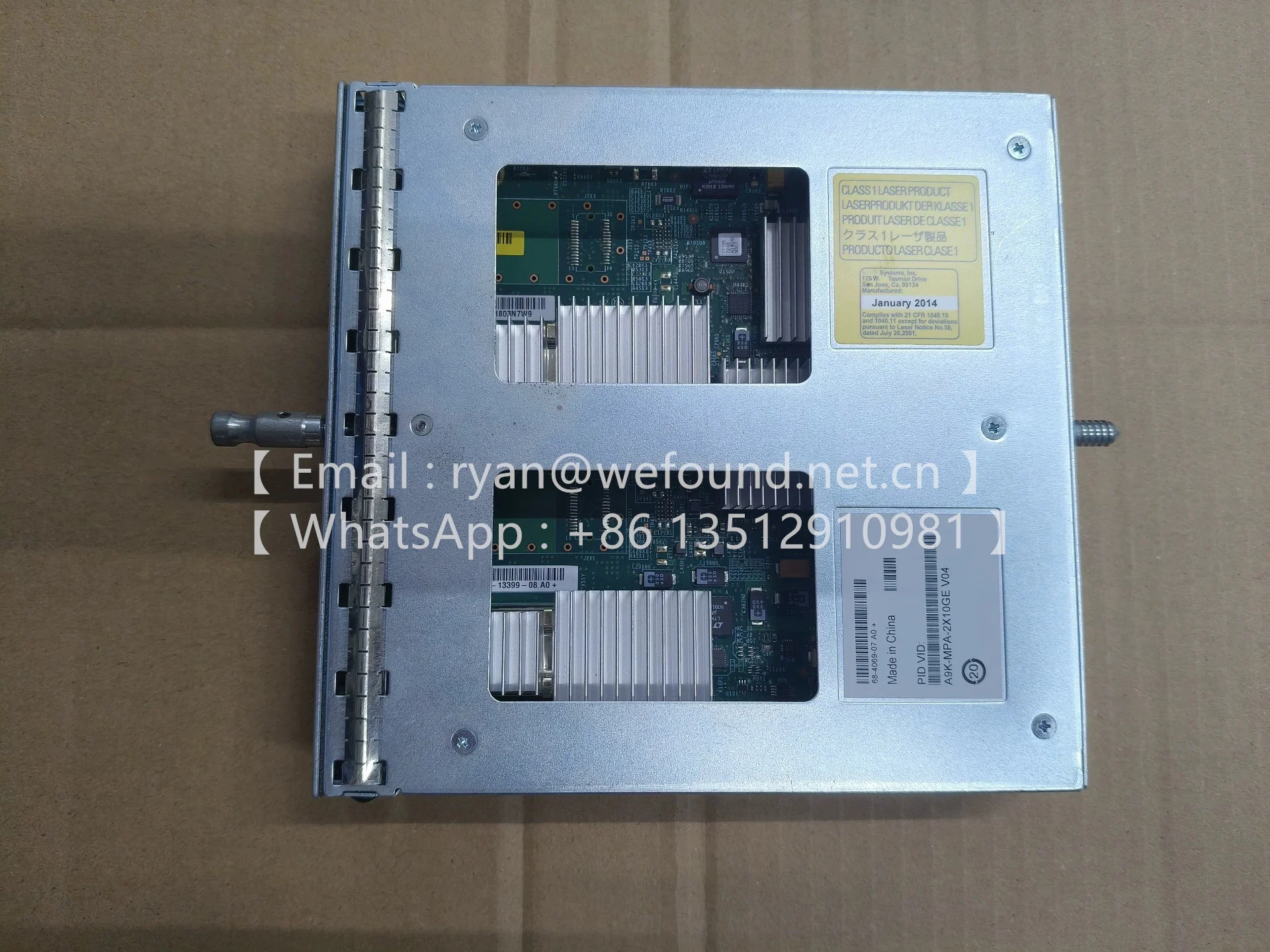 A9K-MPA-2X10GE  2-port 10-Gigabit Ethernet Modular Port Adapter - Expansion module