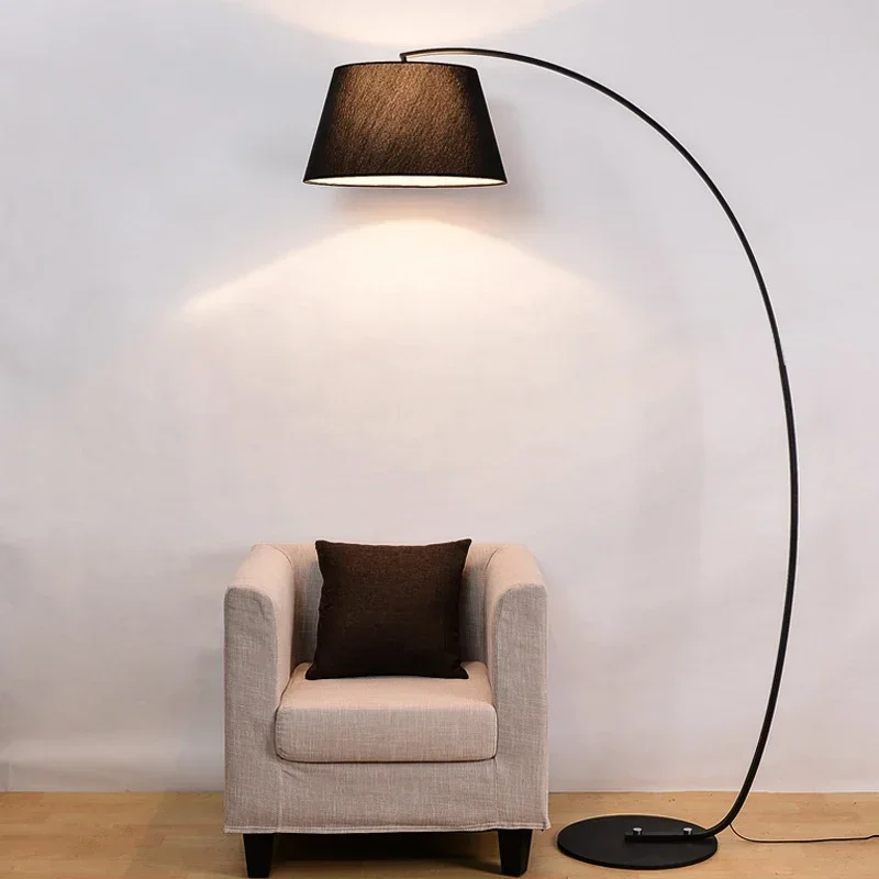 

DORIAN Nordic Fishing Floor Lamp Modern Family Living Room Beside The Sofa Creative LED Decorative Standing Light