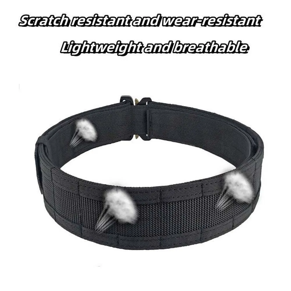 موضة قابل للتعديل 2 في 1 حزام الخصر بلون سبيكة مشبك الرجال حزام نايلون الملمس سبيكة شنت حزام الهدايا #2