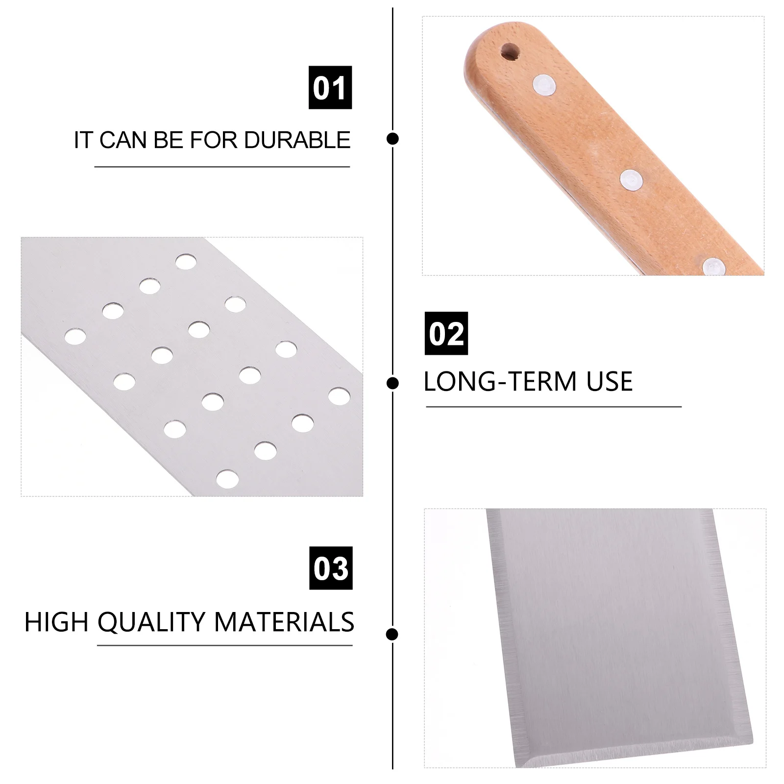 

Набор лопаток из нержавеющей стали с деревянной ручкой для пиццы, стейка, хлеба, торта, переноса, кухонные инструменты, аксессуары для приготовления пищи