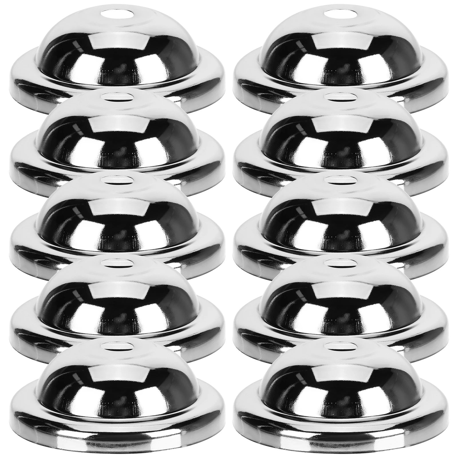 

10pcs Lamp Holder Tray Tabletop Cover Ceiling Desktop Metal Pendant Light Canopy Fixture Decor Simple Stylish Home Bedroom
