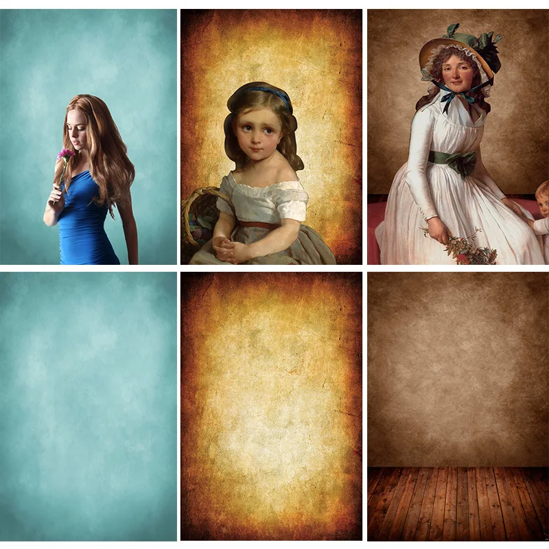 

ZHISUXI Vintage Solid Color Photography Backdrops Props Brick Wall Wooden Floor Baby Photo Backgrounds MB-53