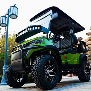 عربة الجولف على الطرق الوعرة عربة عربات التي تجرها الدواب رفع الألواح الشمسية الكهربائية 2 مقعد 2 مقاعد 4 عجلات مصنع حسب الطلب أفضل 10 مبيعات لعربات الجولف المستعملة - رقم 4