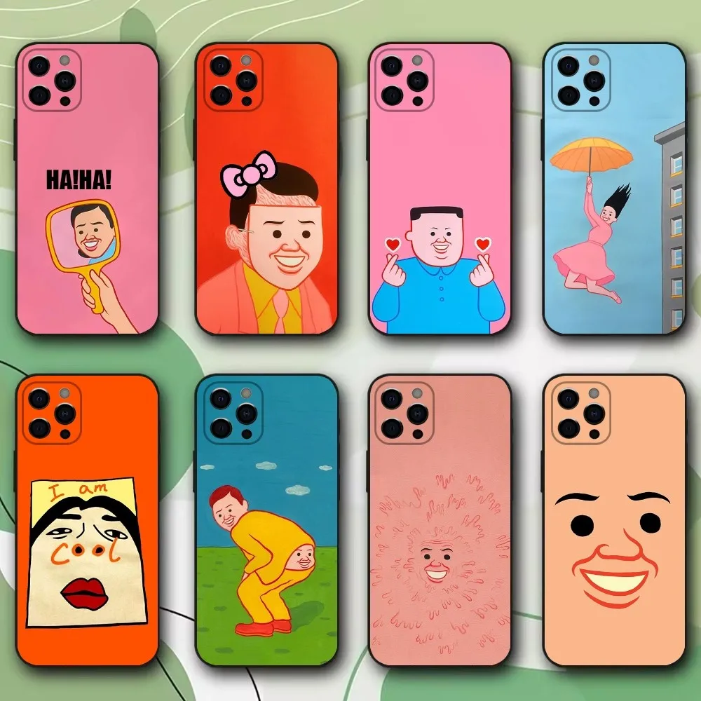 

Joan Cornella Art Phone Case For iPhone 16,15,14,13,12,11,Pro,X,XS,Max,XR,Plus,Mini Soft Black Cover