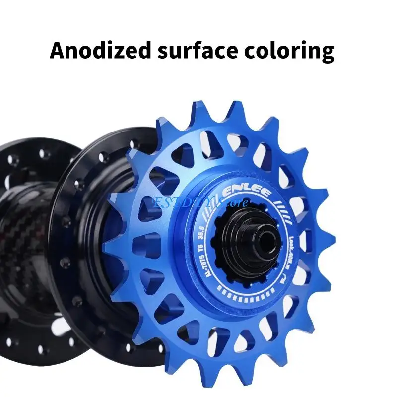 G6DE Mountain Bikes Single Speed Conversion Kits with Spacer and Locking Rings, 16T 18T Bicycles Single Speed Kassette Cogs