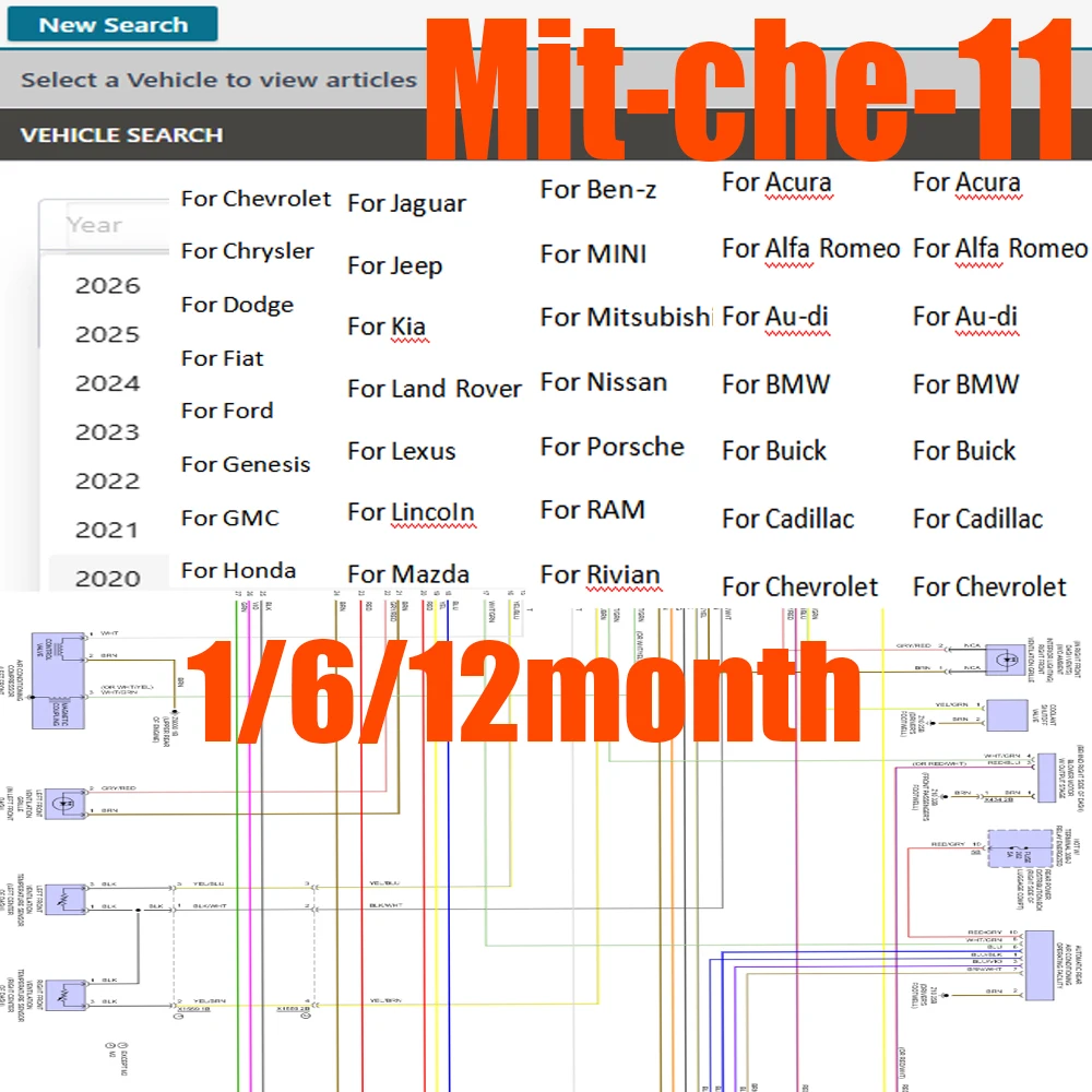 

2026 New Online Account for Alldata Haynes-pro Mit Newest Car Repair Manual Wiring Diagram Software Support Mobile/PC Login