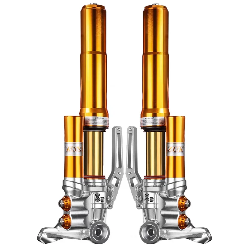 X3 New Inverted Front Nitrogen Damping Shock Absorber for Pedal Motorcycle High Performance Shock Absorber