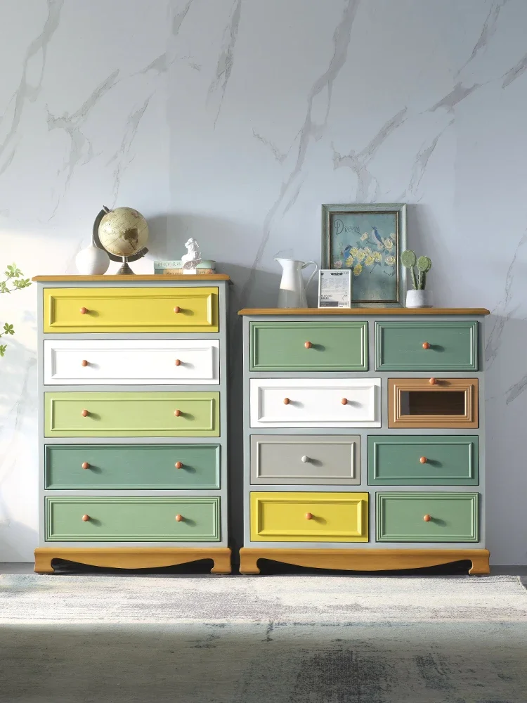 Custom: American style chest of drawers, bedroom storage cabinets, drawers, drawers, kitchen cabinets, living room partitions