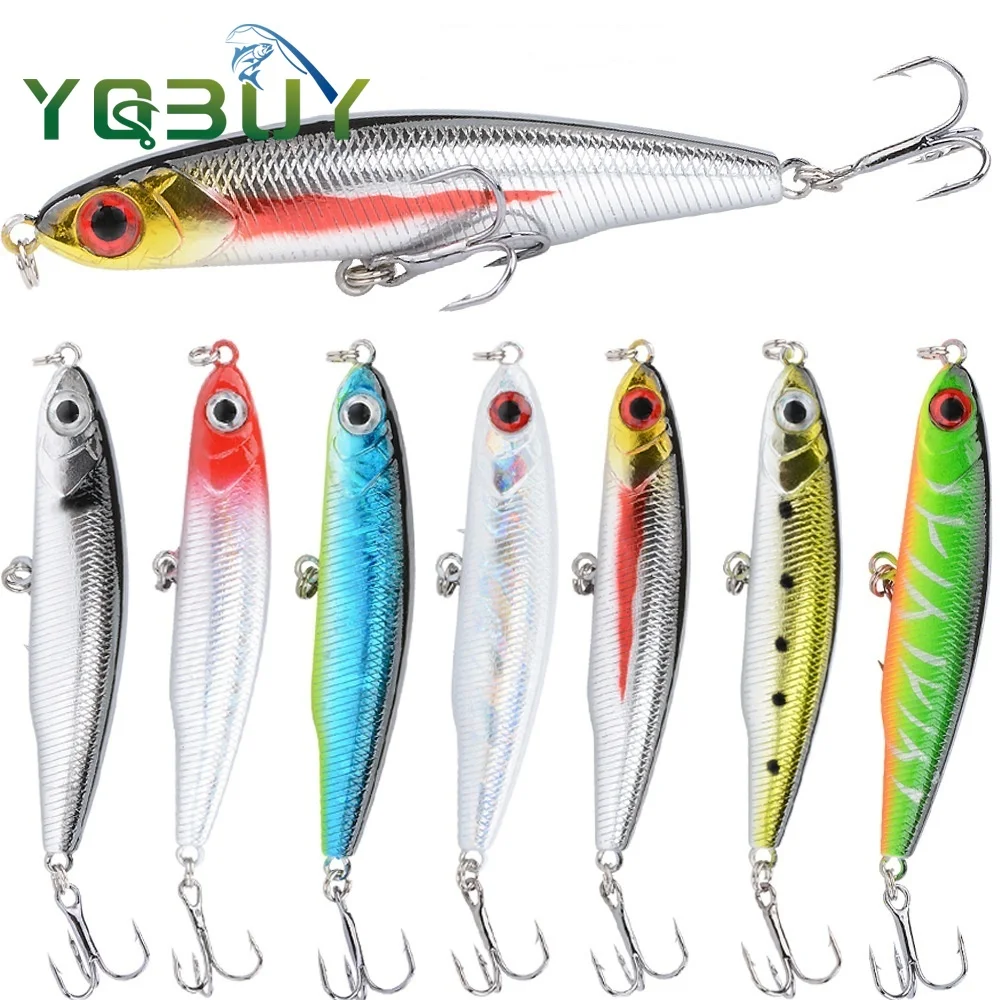 3.5g/5.4g/8.3g/12g Fishing Pencil Lure Sinking Fishing Biat Full Water Layer Lure for Saltwater and Freshwater