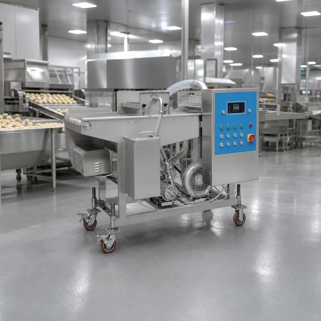 Automatic Batter Applicator Machine With Circulation System For Fried Food Breading Coating Processing Line Equipment