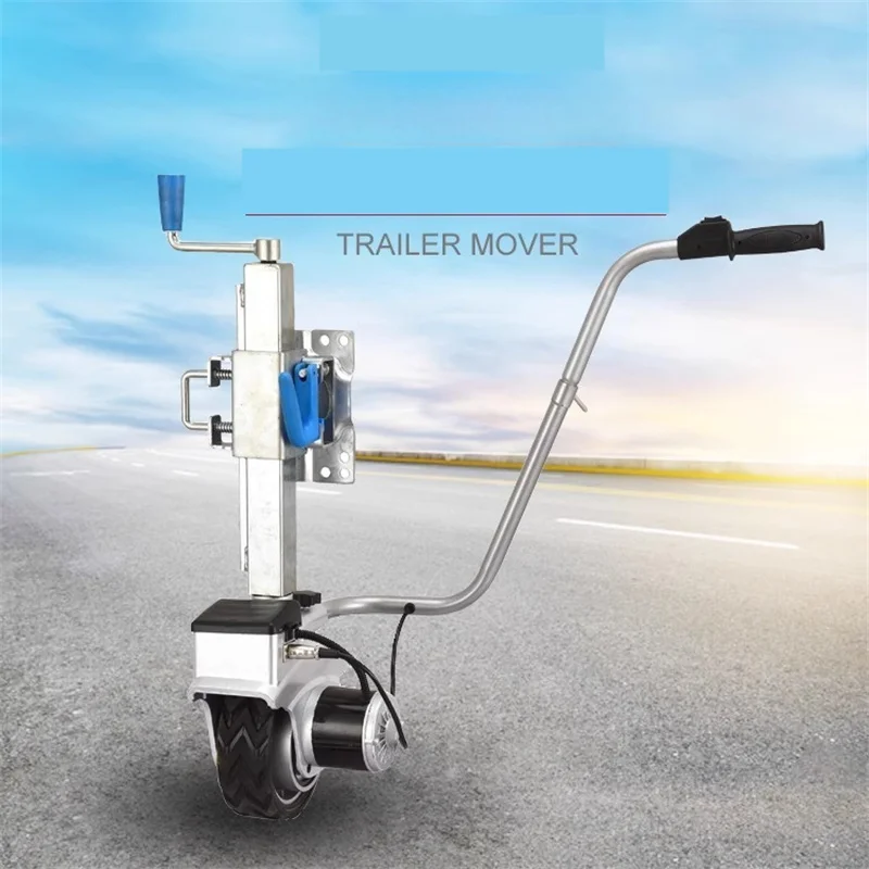 12V Motorised Jockey Wheels Electric Power Mover Maneuver Trailer Boat 350W Striker Power Jockey Wheel Foldable ﻿