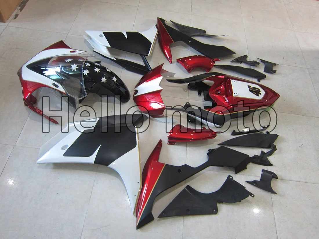 مناسبة ل YZF-R1 YZF R1 2007 2008 دراجة نارية قذيفة هدية سبويلر هيكل السيارة مجموعة ABS حقن صب RN19