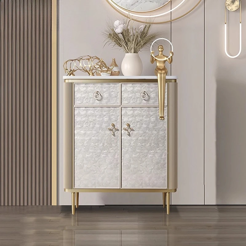 خزانة أحذية ذات لوحة صخرية إسكندنافية لقاعة المدخل، تصميم أنيق فاخر، خزائن غرفة المعيشة، حديثة وبسيطة، أرماريوس بارا صالون