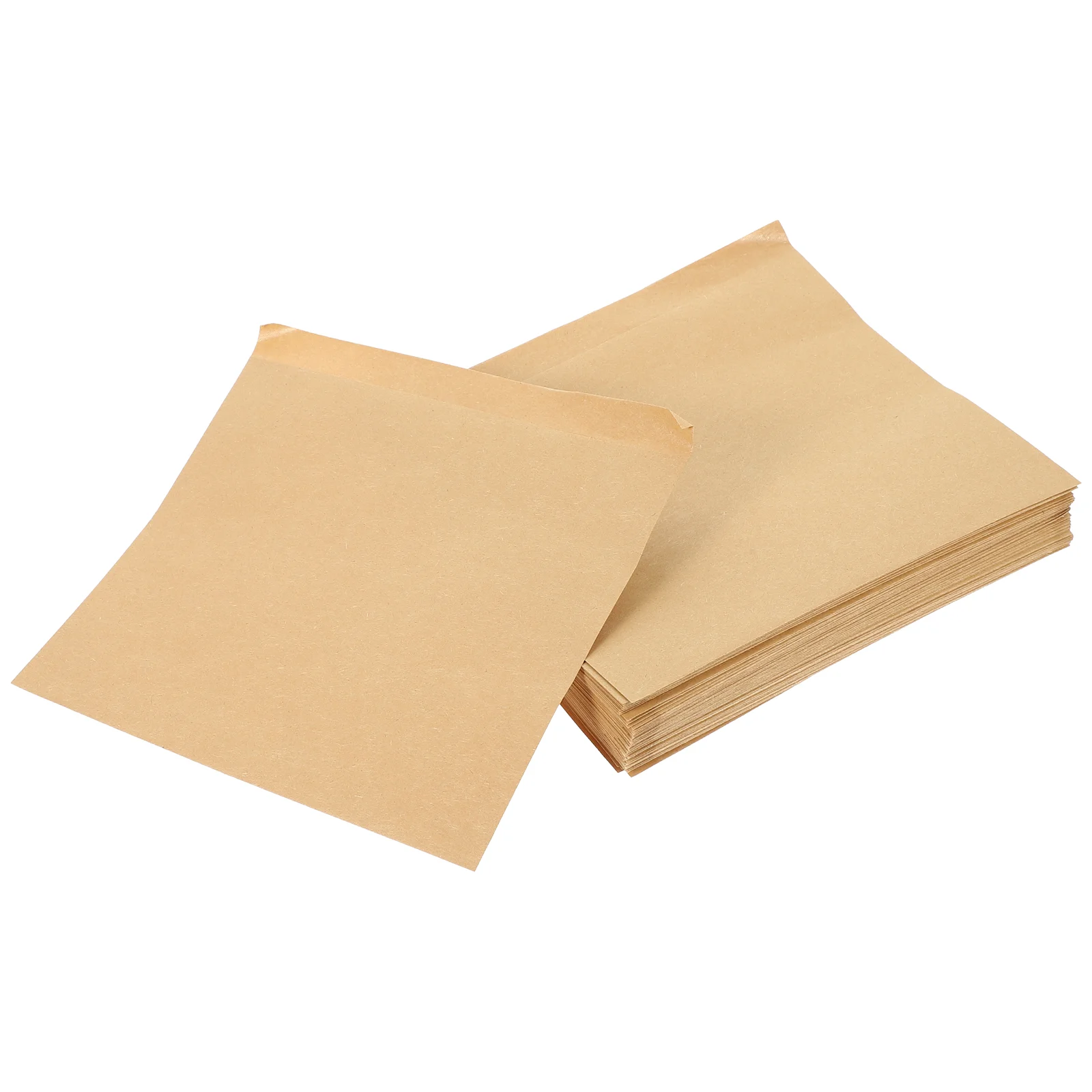 100 Pcs Kraft Paper Food Bags Grease-proof Brown Toaster for Grilled Cheese Sandwiches