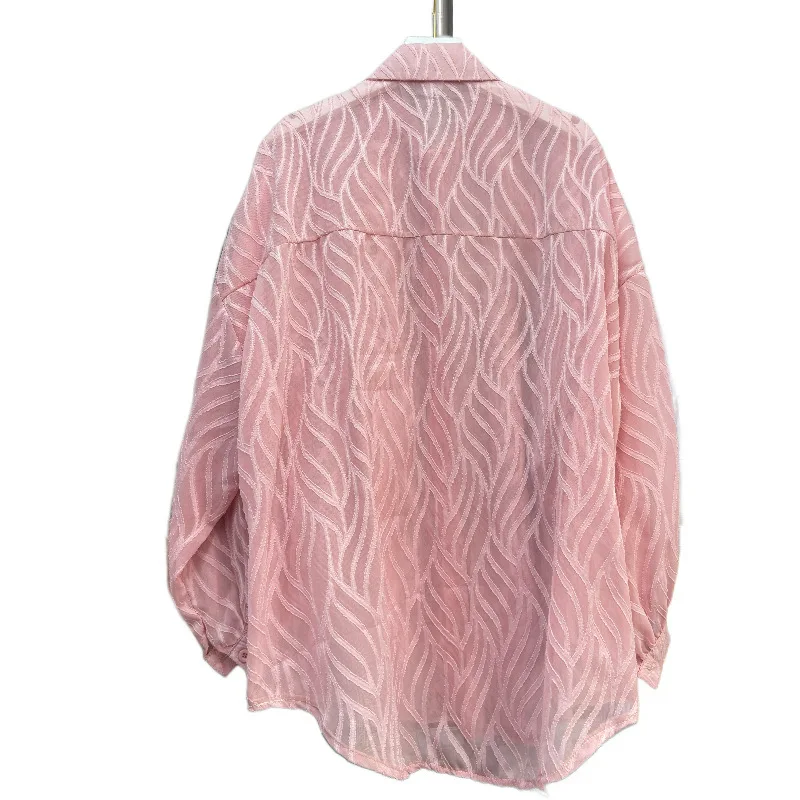 2025 New Spring All-match Long Sleeve Women Blouses Luxury Beads Sequins Mid-long Loose Cardigans Top Casual Sunscreen Shirts