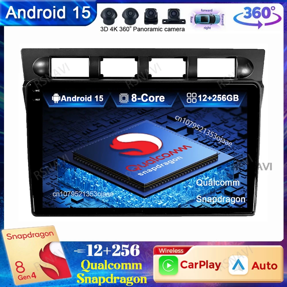 

Android 15 Car Radio For Kia Morning Picanto 2004 - 2007 Stereo BT Qualcomm 5G WIFI DVD Wireless Carplay Auto Head Unit DSP QLED