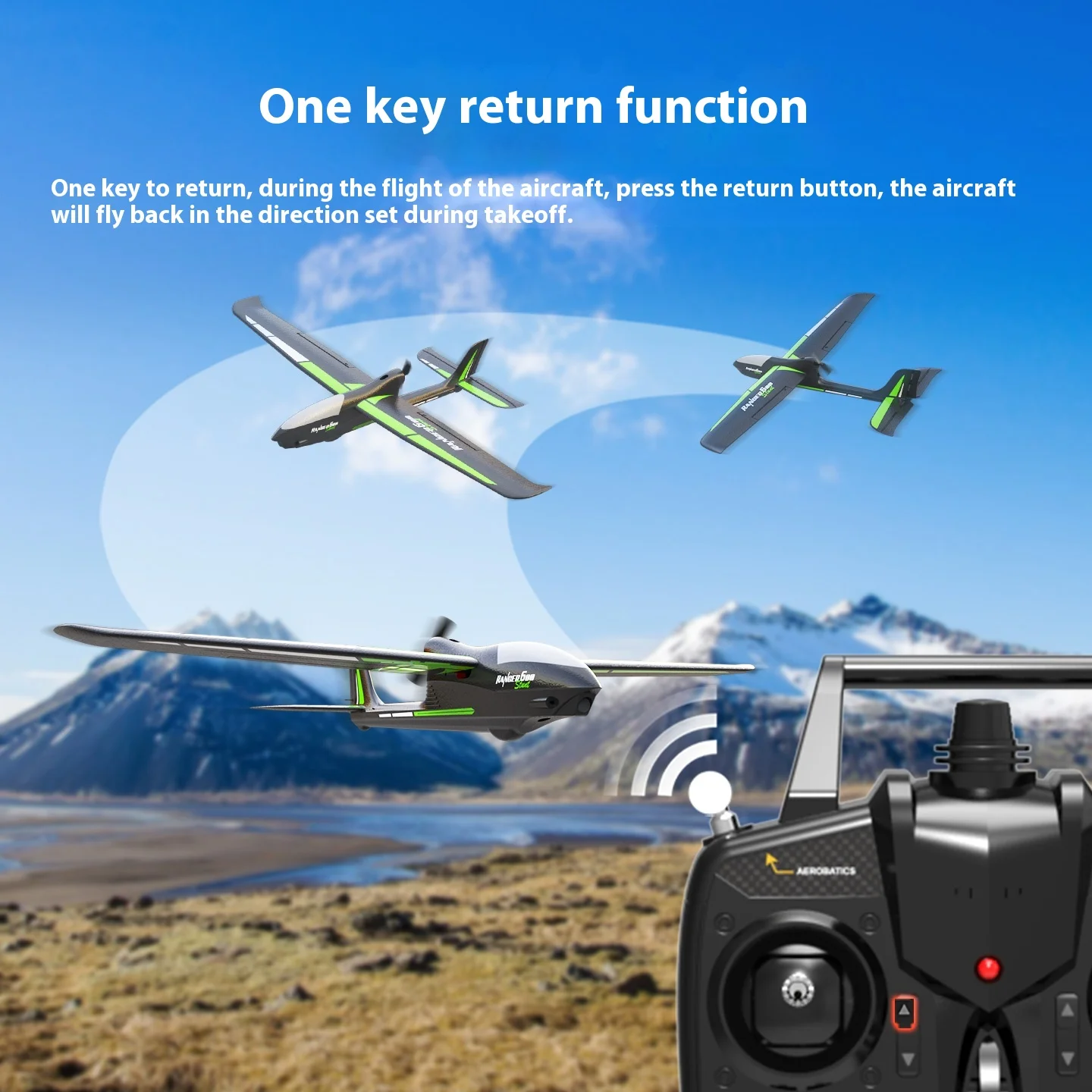 Orlans Outdoor Modelvliegtuigen Vaste vleugel Op afstand bestuurbare vliegtuigen Zweefvliegtuig Surfers Aan de slag Vierkanaals Valbestendig