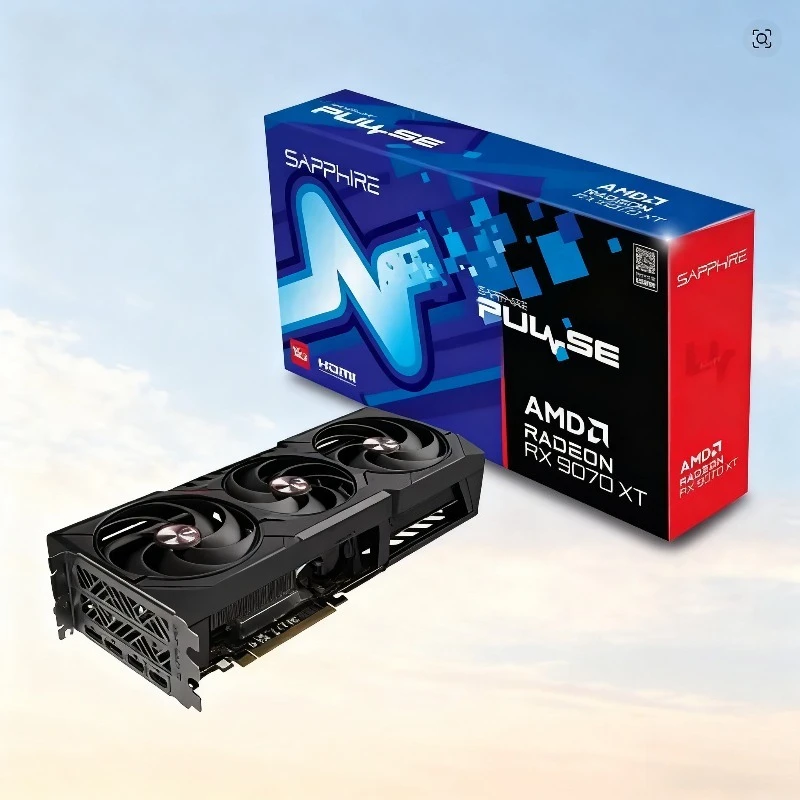 المبيعات الترويجية Sapp Hires Pulse Radeons RX 9070 XT Gaming 16GB GDDR6 PCI-Express بطاقة الرسومات