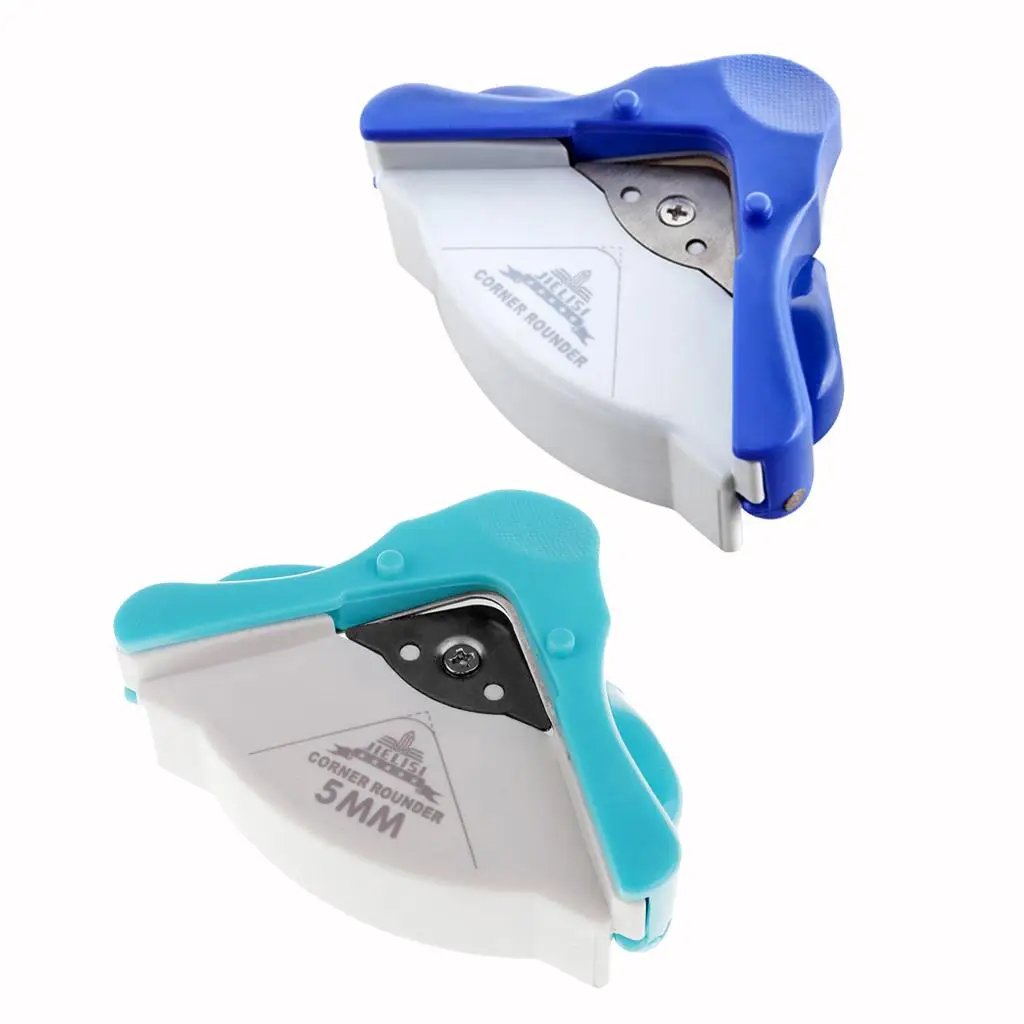 R5mm Plastic Corner Rounder Paper Punch Card Photo Cutter Tools Random Color