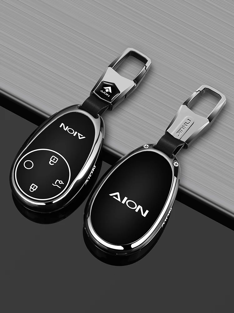 Schutzhülle für Autoschlüssel, passend für AION V UT, AION Y Plus, I60, N60, aus Zinklegierung, vollständige Abdeckung, kratzfest, stoßfest, Autozubehör. – Detail 3