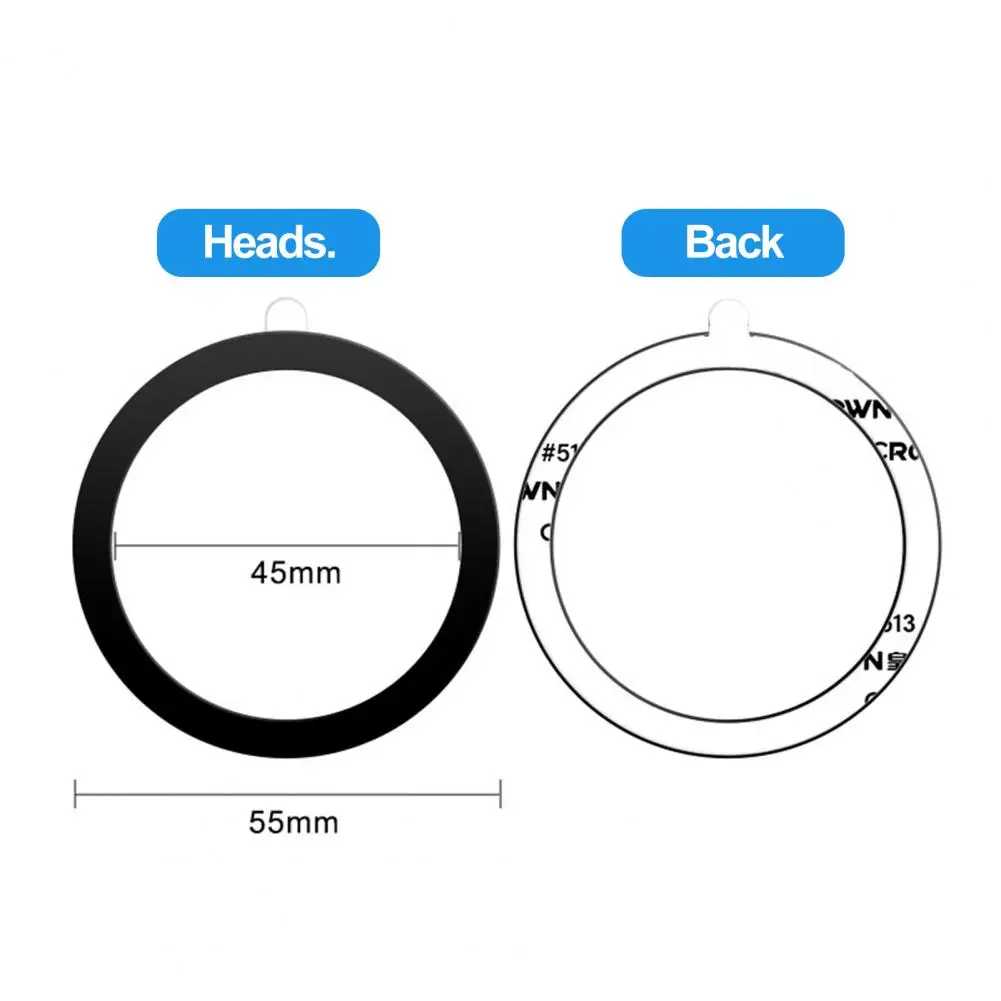 Magnetic Ring for Wireless Charging Universal Metal Magnetic Conversion Kit Fast Easy Wireless Charging for Iphone for Optimal