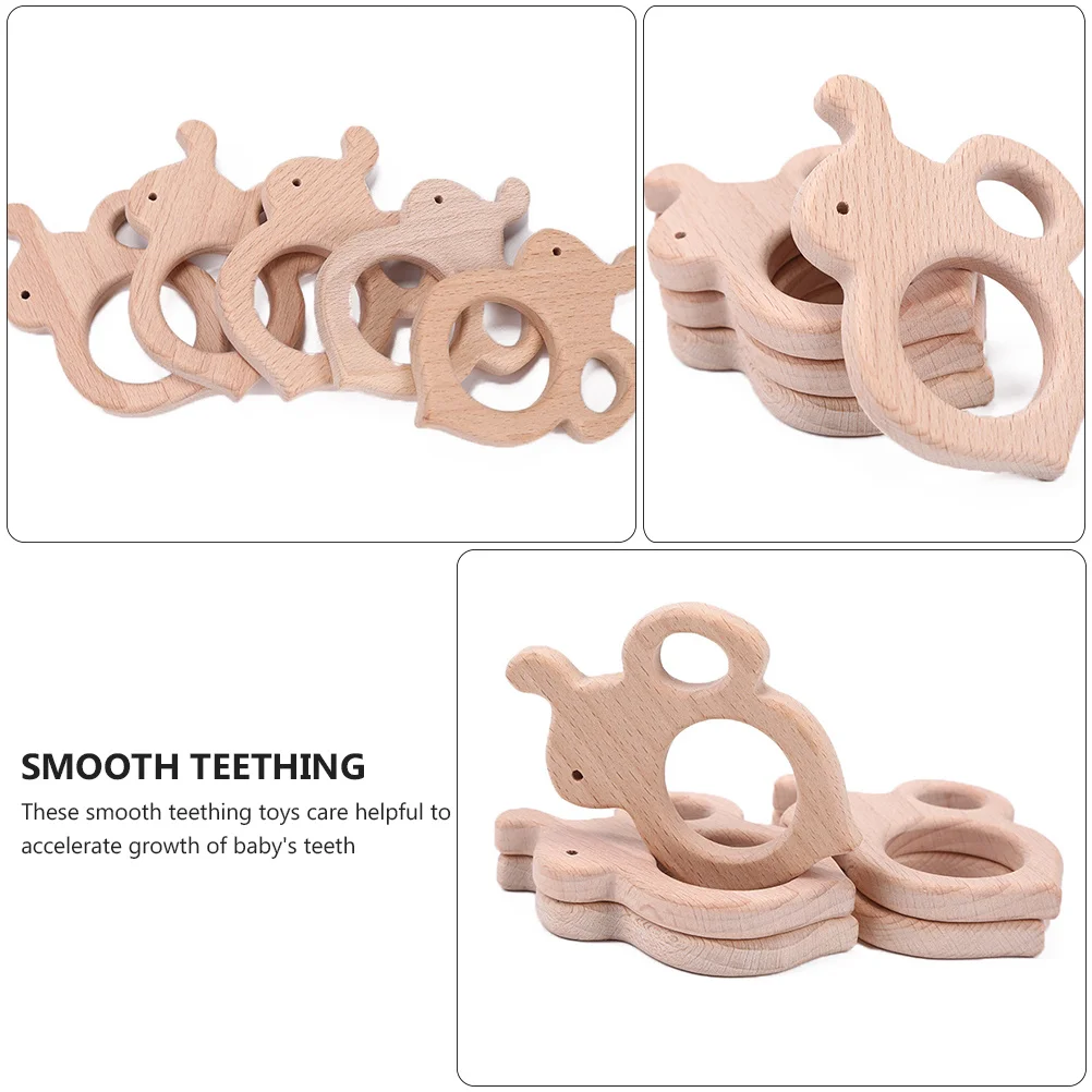 2Pcs Cute Bee Shape Teether Made of Food-Grade Baby Chewing Stick for Soothing Sore Gums Ideal Baby Shower Gift Set